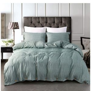 QUEEN DUVET COVER W/ SHAMS